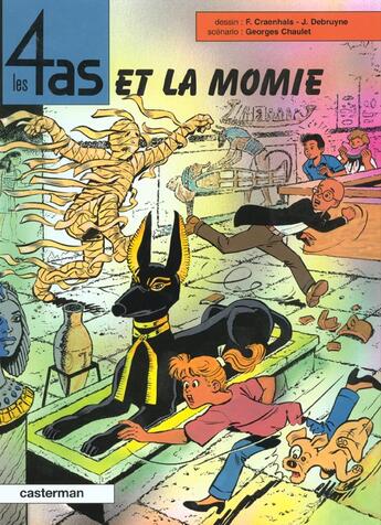 Couverture du livre « Les 4 as - t36 - les 4 as et la momie » de Chaulet/Craenhals aux éditions Casterman