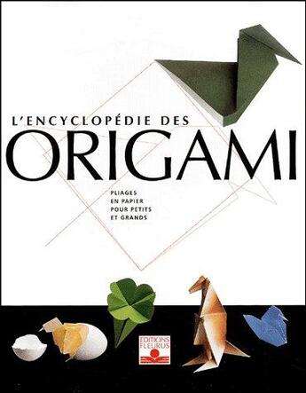 Couverture du livre « Coffret l'encyclopédie des origami » de Zulal Ayture Scheele aux éditions Mango