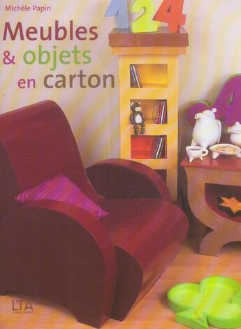 Couverture du livre « Meubles Et Objets En Carton » de Papin Michele aux éditions Le Temps Apprivoise