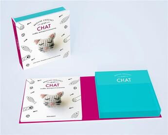 Couverture du livre « Le kit broche crochet ; chat » de Kit Crochet aux éditions Marabout