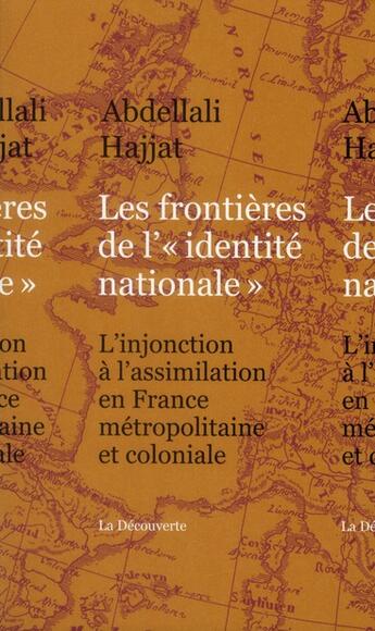 Couverture du livre « Les frontières de l' 