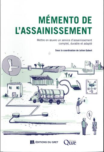 Couverture du livre « Mémento de l'assainissement » de Julien Gabert aux éditions Quae