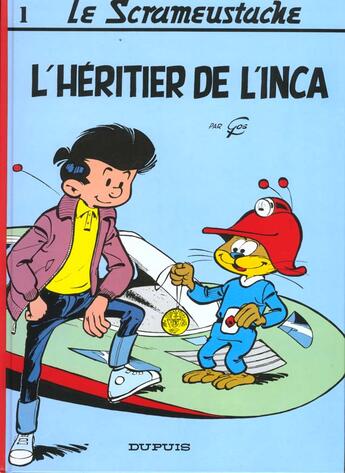 Couverture du livre « Le Scrameustache Tome 1 : l'héritier de l'Inca » de Gos aux éditions Dupuis