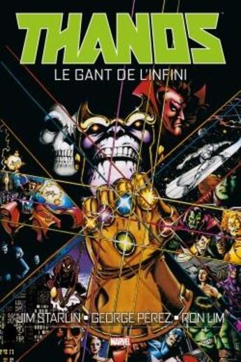 Couverture du livre « Fnac thanos: le gant de l'infini » de Starlin/Perez/Lim aux éditions Panini