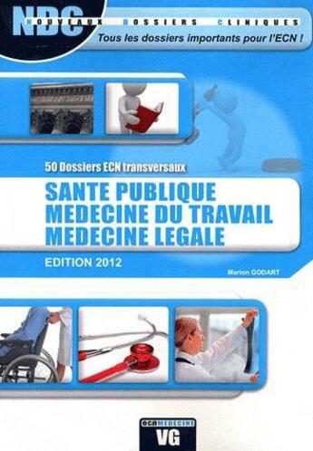 Couverture du livre « Ndc sante publique 2012 » de M.Godart aux éditions Vernazobres Grego