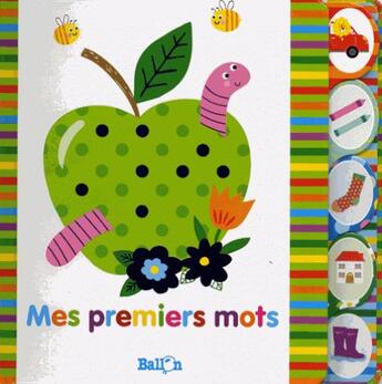 Couverture du livre « Livre foil : mes premiers mots » de  aux éditions Le Ballon