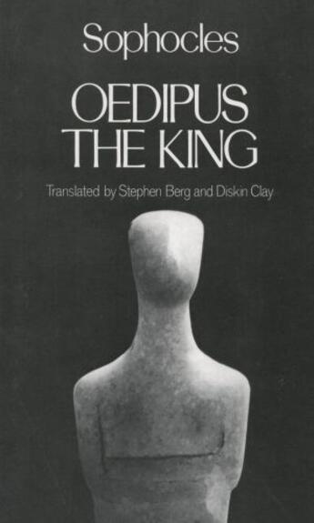 Couverture du livre « Oedipus the King » de Stephen Berg aux éditions Oxford University Press Usa