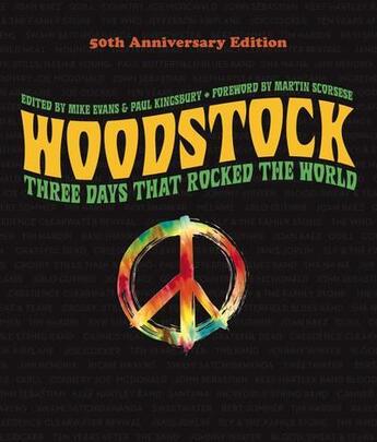 Couverture du livre « Woodstock: 50th anniversary edition » de Mike Evans aux éditions Gmc