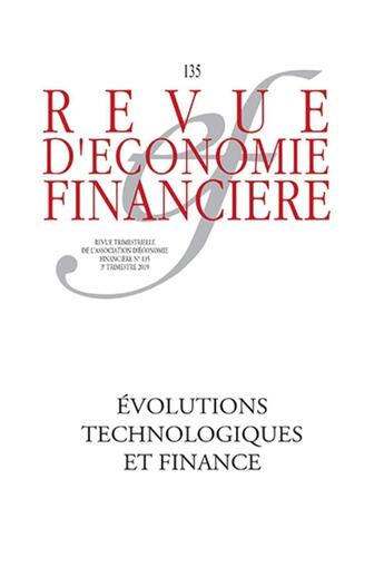 Couverture du livre « Evolutions technologiques et finance » de Luna/Pollin/Clerc aux éditions Association D'economie Financiere