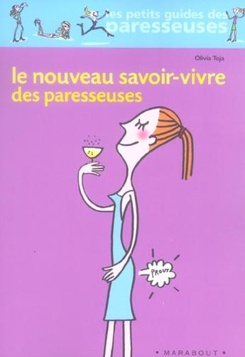 Couverture du livre « Le nouveau savoir- vivre des paresseuses » de Toja-O aux éditions Marabout