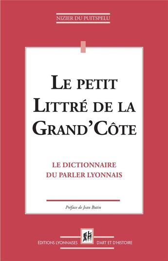 Couverture du livre « Le petit littré de la grand'cote » de Clair Tisseur aux éditions Elah