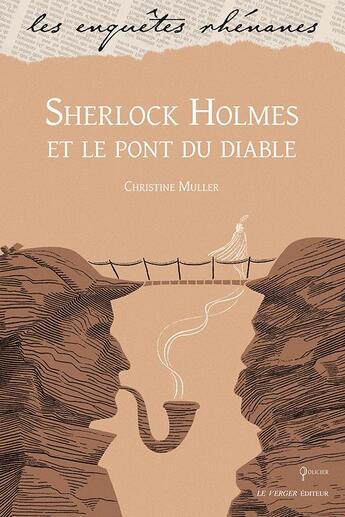 Couverture du livre « Sherlock Holmes et le pont du diable » de Christine Muller aux éditions Le Verger