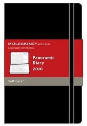 Couverture du livre « Agenda panoramique 2010 » de Moleskine aux éditions Moleskine Papet
