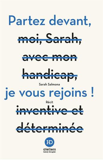 Couverture du livre « Partez devant je vous rejoins » de Sarah Salmona aux éditions Ateliers Henry Dougier