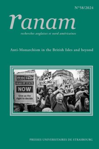 Couverture du livre « Anti-Monarchism in the British isles and beyond » de Caroline Lehni et Pauline Collombier et Tim Heron et Marianne Hillion aux éditions Pu De Strasbourg