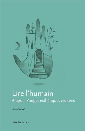 Couverture du livre « Lire l'humain : Aragon, Ponge : esthétiques croisées » de Alain Trouvé aux éditions Ens Lyon