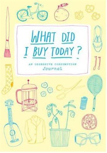 Couverture du livre « What did i buy today? journal » de Bingaman Burt aux éditions Princeton Architectural