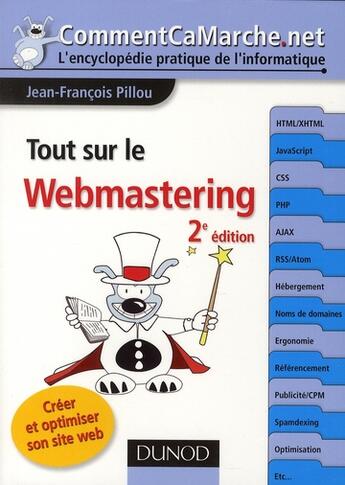 Couverture du livre « Tout sur le webmastering (2e édition) » de Jean-Francois Pillou aux éditions Dunod