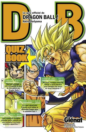 Couverture du livre « Dragon Ball : quiz book » de Akira Toriyama aux éditions Glenat