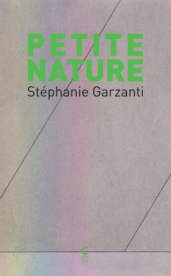 Couverture du livre « Petite nature » de Stephanie Garzanti aux éditions Cambourakis