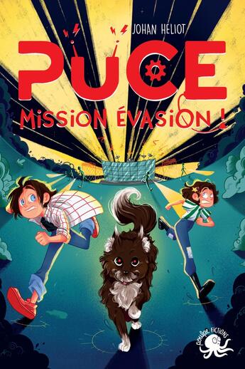 Couverture du livre « Puce, mission évasion » de Johan Heliot aux éditions Poulpe Fictions