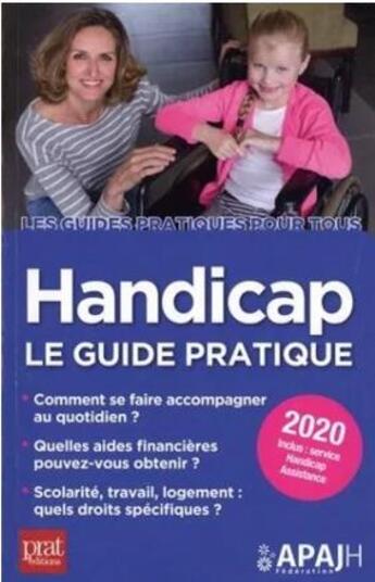 Couverture du livre « Handicap (édition 2020) » de Apajh aux éditions Prat Editions