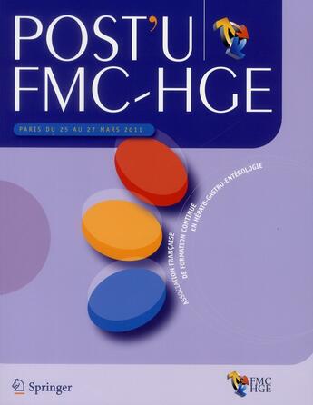 Couverture du livre « POST'U / FMC-HGE (Paris du 25 au 27 mars 2011) » de Philippe Levy aux éditions Springer