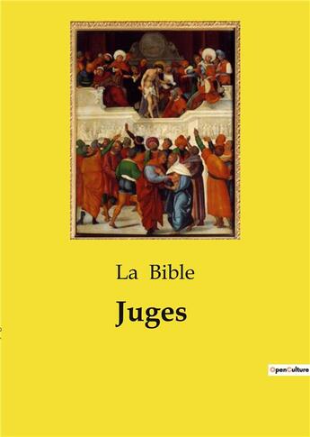 Couverture du livre « Juges » de La Bible aux éditions Culturea