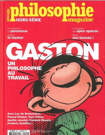 Couverture du livre « Philosophie magazine hs n 35 -gaston - novembre 2017 » de  aux éditions Philo Revue