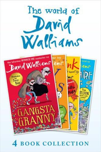 Couverture du livre « The World of David Walliams 4 Book Collection (The Boy in the Dress, M » de David Walliams aux éditions Epagine