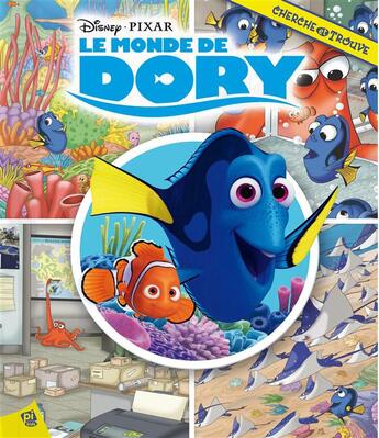 Couverture du livre « Cherche et trouve ; le monde de Dory » de  aux éditions Pi Kids