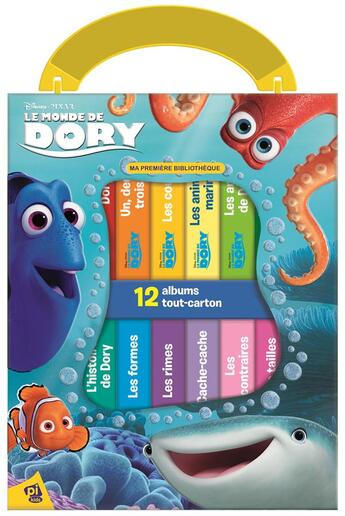 Couverture du livre « Ma première bibliothèque t.13 ; le Monde de Dory ; ma première bibliothèque ; coffret » de  aux éditions Pi Kids