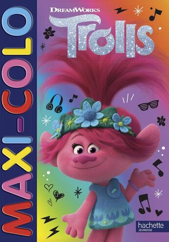 Couverture du livre « Dreamworks - trolls-maxi colo » de  aux éditions Hachette Jeunesse