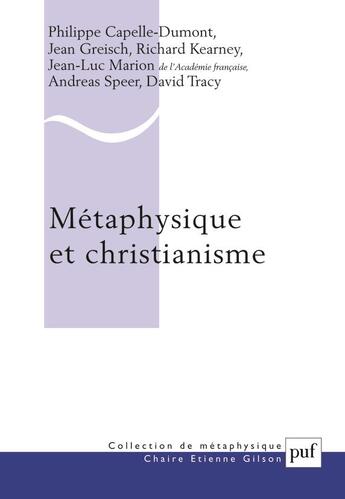 Couverture du livre « Métaphysique et christianisme » de  aux éditions Puf