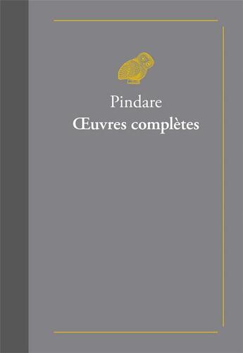 Couverture du livre « Oeuvres complètes » de Pindare aux éditions Belles Lettres