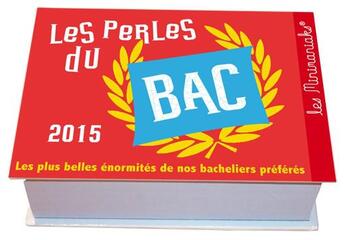 Couverture du livre « Perles du bac 2015 » de  aux éditions Editions 365