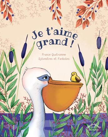 Couverture du livre « Je t'aime grand » de Quatromme/Parisot aux éditions Circonflexe