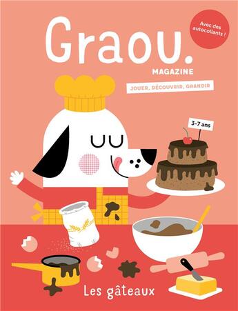 Couverture du livre « Magazine graou n 33 - les gateaux (dec 21/janv 22) » de Laubreaux/Gwe aux éditions Maison Georges