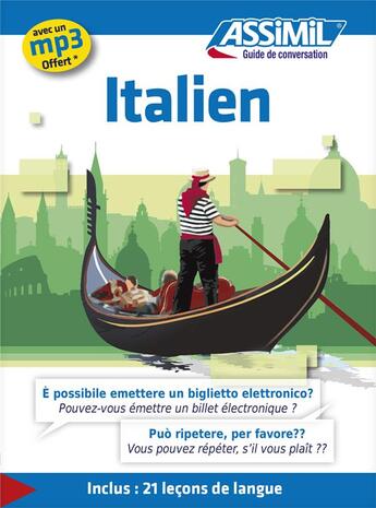 Couverture du livre « Guides de conversation : italien » de Jean-Pierre Guglielmi aux éditions Assimil