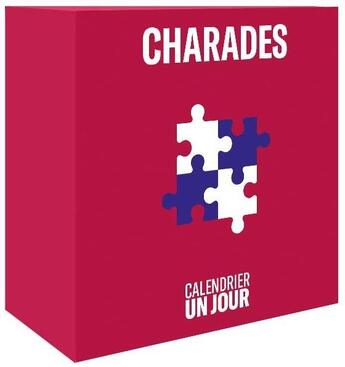 Couverture du livre « Calendrier un jour ; charades » de  aux éditions Papier Cadeau