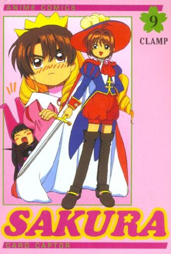 Couverture du livre « Card captor Sakura - anime comics T.9 » de Clamp aux éditions Pika