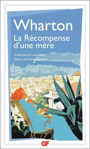 Couverture du livre « La récompense d'une mère » de Edith Wharton aux éditions Flammarion