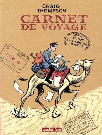 Couverture du livre « Carnet de voyage » de Craig Thompson aux éditions Casterman