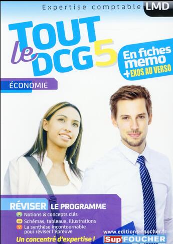 Couverture du livre « Tout le DCG 5 ; économie » de Remi Leurion aux éditions Foucher