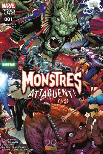 Couverture du livre « Les monstres attaquent ! n.1 » de  aux éditions Panini Comics Fascicules