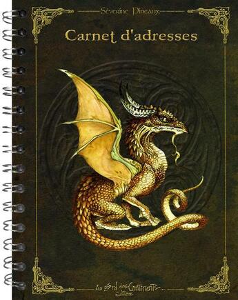 Couverture du livre « Carnet d'adresses dragon » de Severine Pineaux aux éditions Au Bord Des Continents