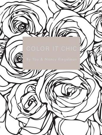 Couverture du livre « Color it chic » de Riegleman Nancy aux éditions Thames & Hudson