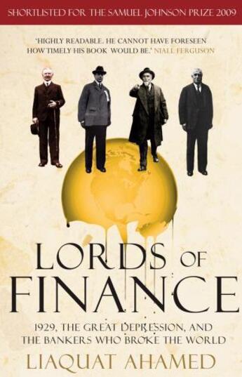 Couverture du livre « Lords of Finance » de Ahamed Liaquat aux éditions Random House Digital