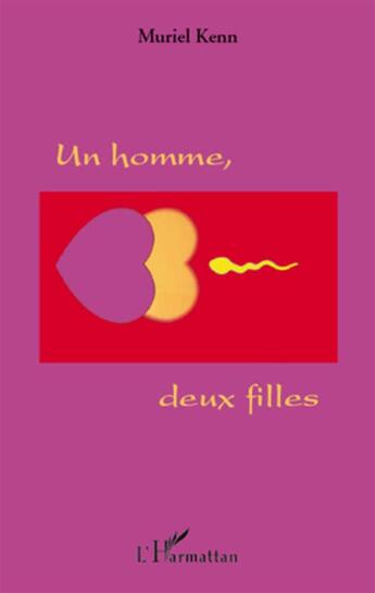 Couverture du livre « Un homme, deux filles » de Muriel Kenn aux éditions L'harmattan