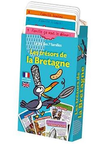 Couverture du livre « Les trésors de la Bretagne ; le jeu de 7 familles » de  aux éditions La Petite Boite